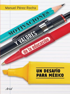 cover image of Motivaciones y valores de la educación